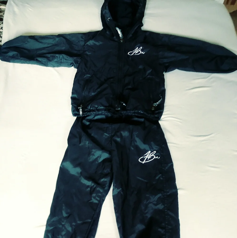 π FUBU Kids Outfit Black Jump Suit.π - Picture 1 of 4